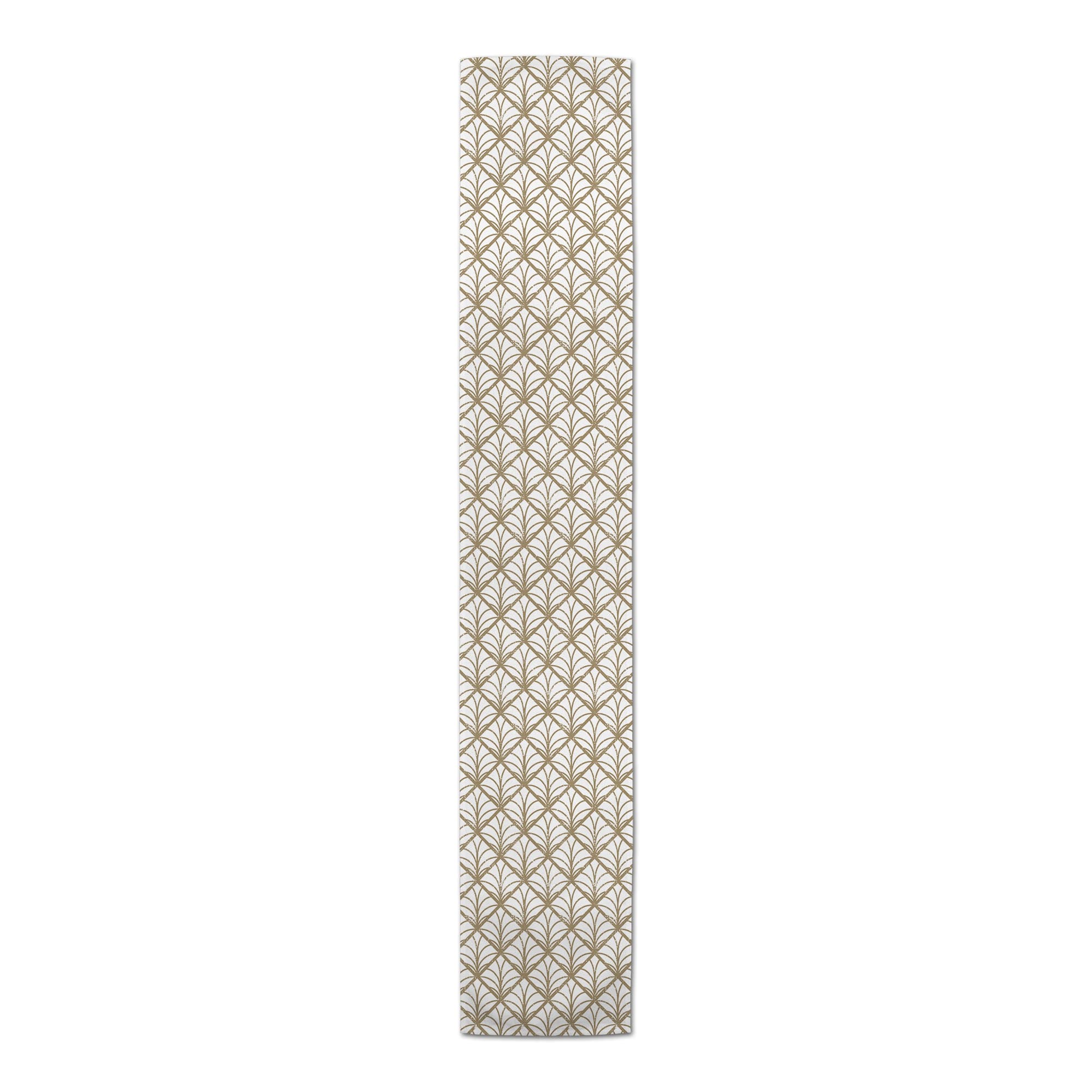Gold Art Distress 16" x 90" Poly Twill Table Runner